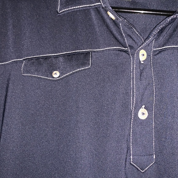 Footjoy Navy Blue Polo XXL - Picture 4 of 6